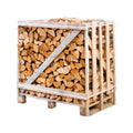 Demi-palette Bois de Chauffage Aulne Fendu 25cm : Séché en Chambre pour une Chaleur Optimale