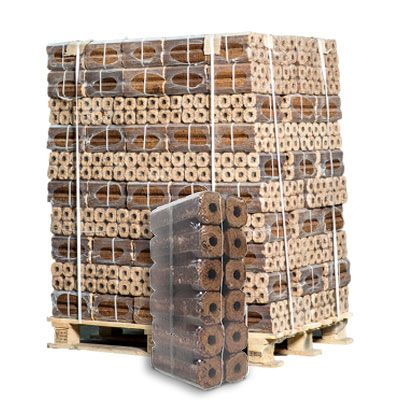 Bûches Densifiées Pini Kay Premium: Chaleur Intense, Flamme Sublime, 960 kg